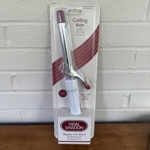Vidal Sassoon 3/4" Barrel Professional Curling Iron Vintage 1997‎ VS-141C
